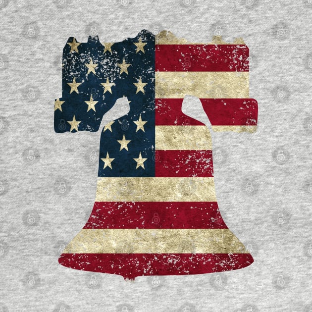 American Flag Liberty Bell by KayBee Gift Shop